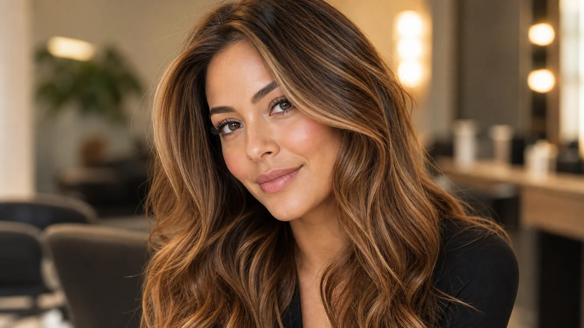 best hair colors for warm undertones caramel brown salon example