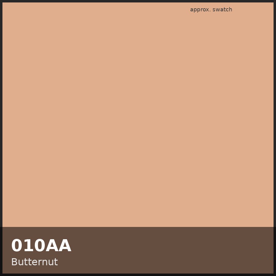 Approximate educational swatch for Shades EQ 010AA Butternut