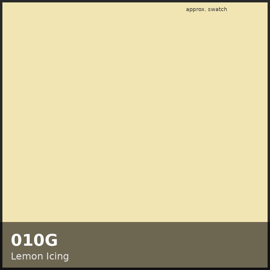Approximate educational color swatch for Redken Shades EQ 010G (original Beauty Spire illustration, not manufacturer colorimetry)