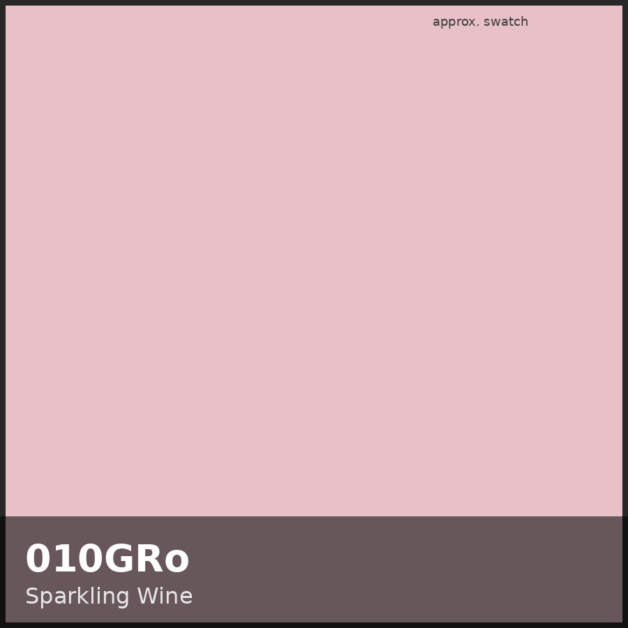 Approximate educational swatch for Shades EQ 010GRo Sparkling Wine