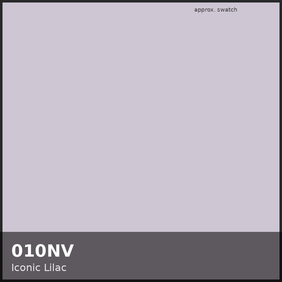 Approximate educational swatch for Shades EQ 010NV Iconic Lilac