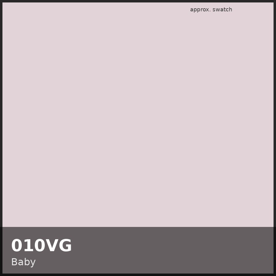 Approximate educational color swatch for Redken Shades EQ 010VG (original Beauty Spire illustration, not manufacturer colorimetry)