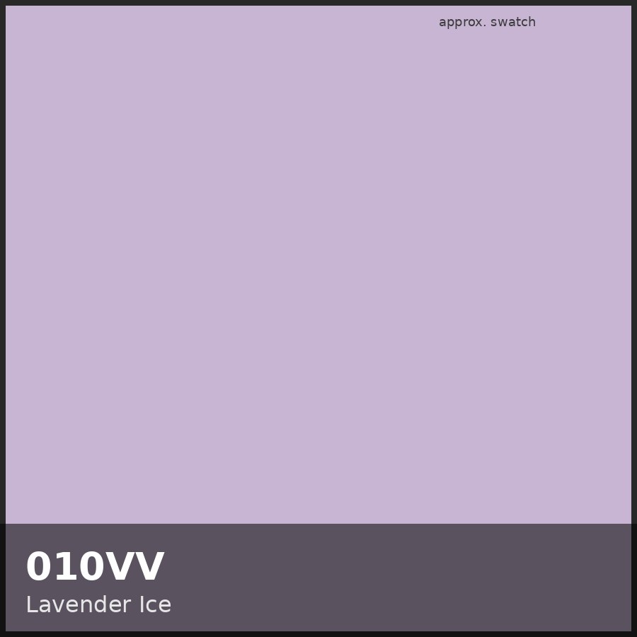 Approximate educational color swatch for Redken Shades EQ 010VV (original Beauty Spire illustration, not manufacturer colorimetry)