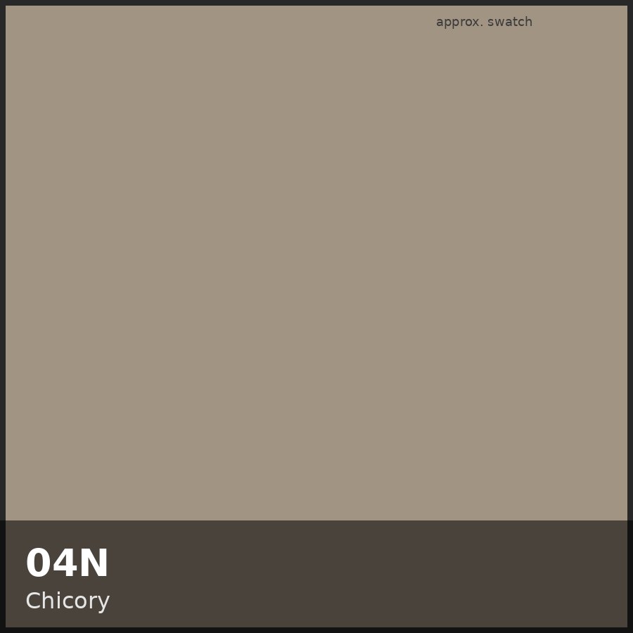 Approximate educational swatch for Shades EQ 04N Chicory