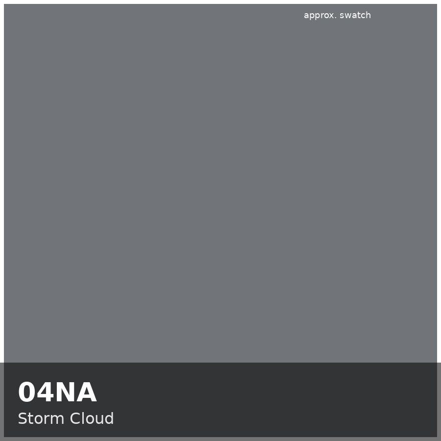 Approximate educational swatch for Shades EQ 04NA Storm Cloud