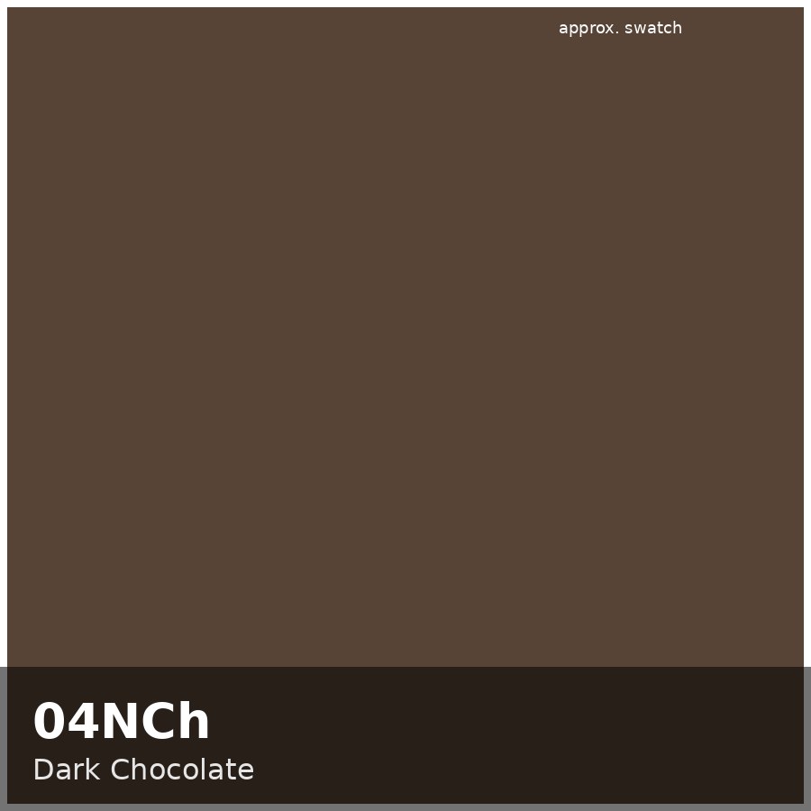Approximate educational color swatch for Redken Shades EQ 04NCh (original Beauty Spire illustration, not manufacturer colorimetry)