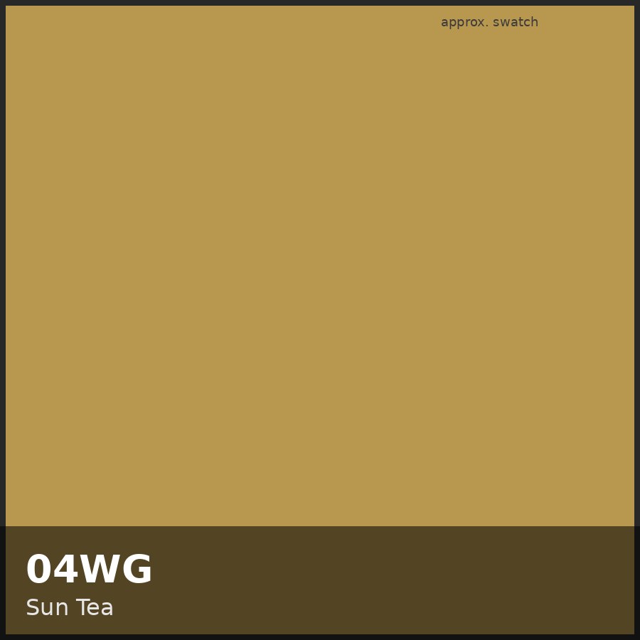 Approximate educational color swatch for Redken Shades EQ 04WG (original Beauty Spire illustration, not manufacturer colorimetry)