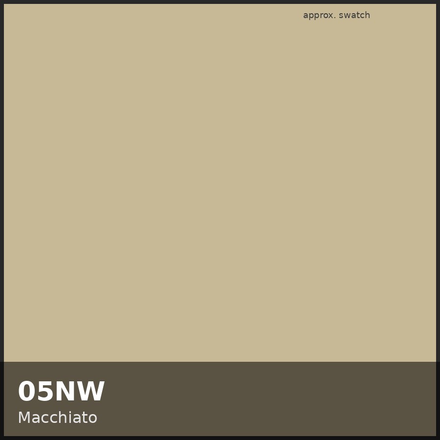 Approximate educational swatch for Shades EQ 05NW Macchiato