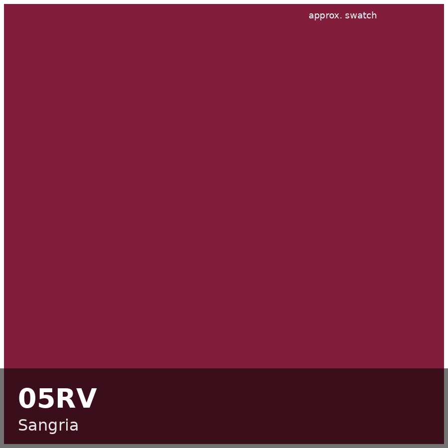 Approximate educational swatch for Shades EQ 05RV Sangria