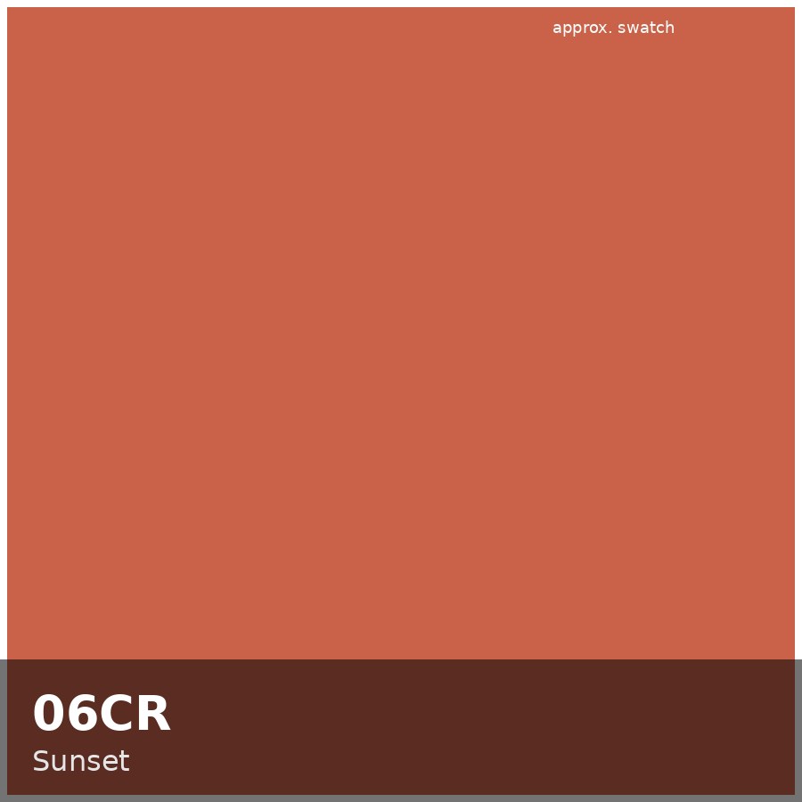 Approximate educational swatch for Shades EQ 06CR Sunset