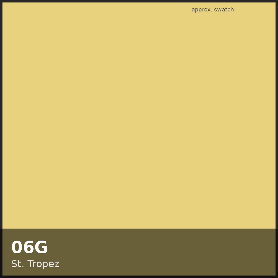 Approximate educational swatch for Shades EQ 06G St. Tropez
