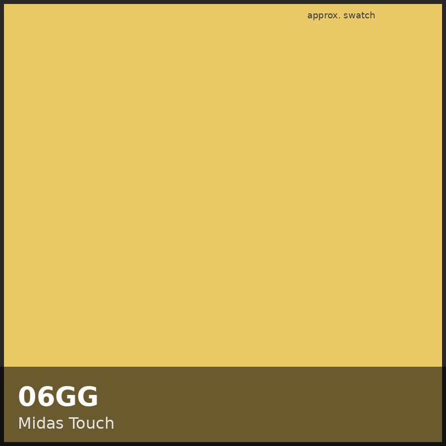 Approximate educational swatch for Shades EQ 06GG Midas Touch