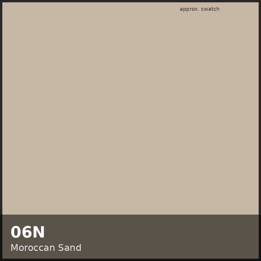 Approximate educational swatch for Shades EQ 06N Moroccan Sand