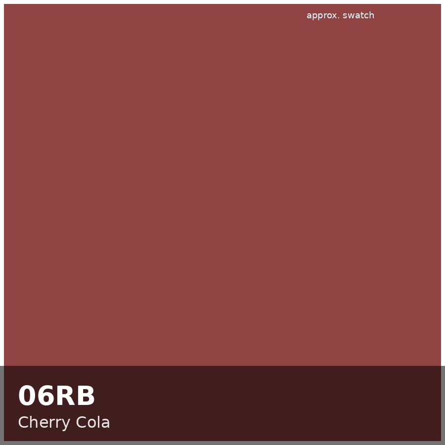Approximate educational swatch for Shades EQ 06RB Cherry Cola