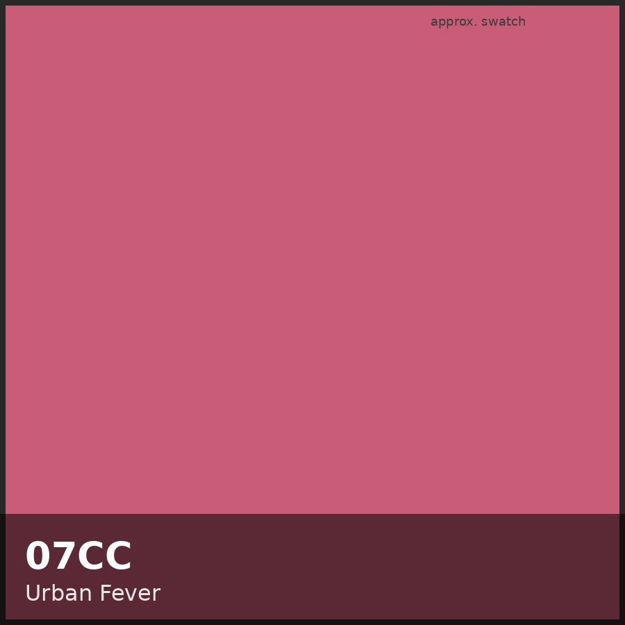 Approximate educational color swatch for Redken Shades EQ 07CC (original Beauty Spire illustration, not manufacturer colorimetry)