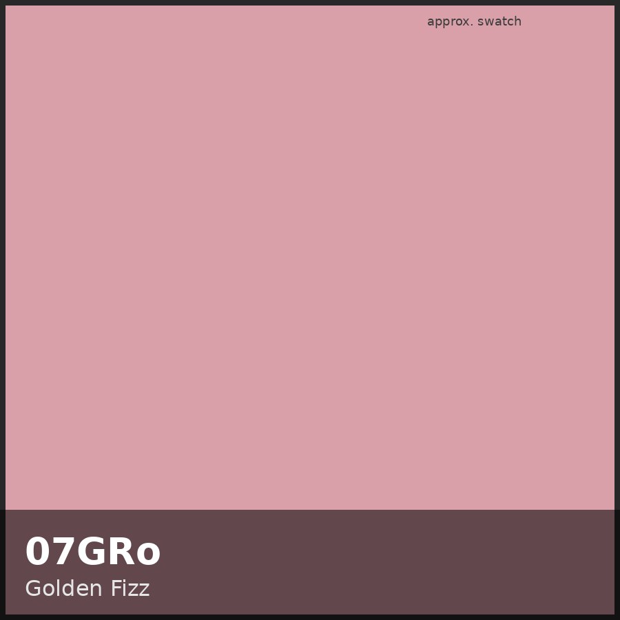 Approximate educational color swatch for Redken Shades EQ 07GRo (original Beauty Spire illustration, not manufacturer colorimetry)