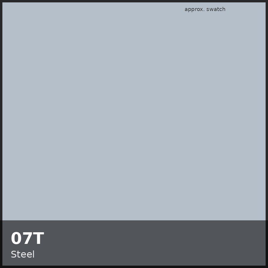 Approximate educational color swatch for Redken Shades EQ 07T (original Beauty Spire illustration, not manufacturer colorimetry)