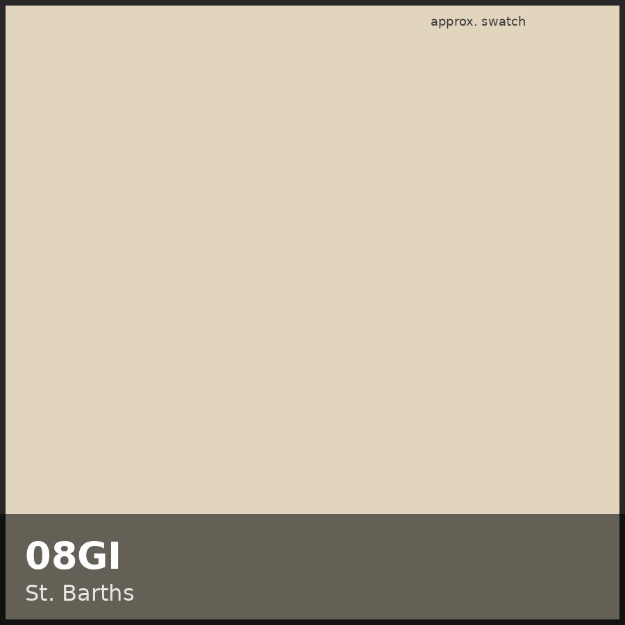 Approximate educational color swatch for Redken Shades EQ 08GI (original Beauty Spire illustration, not manufacturer colorimetry)