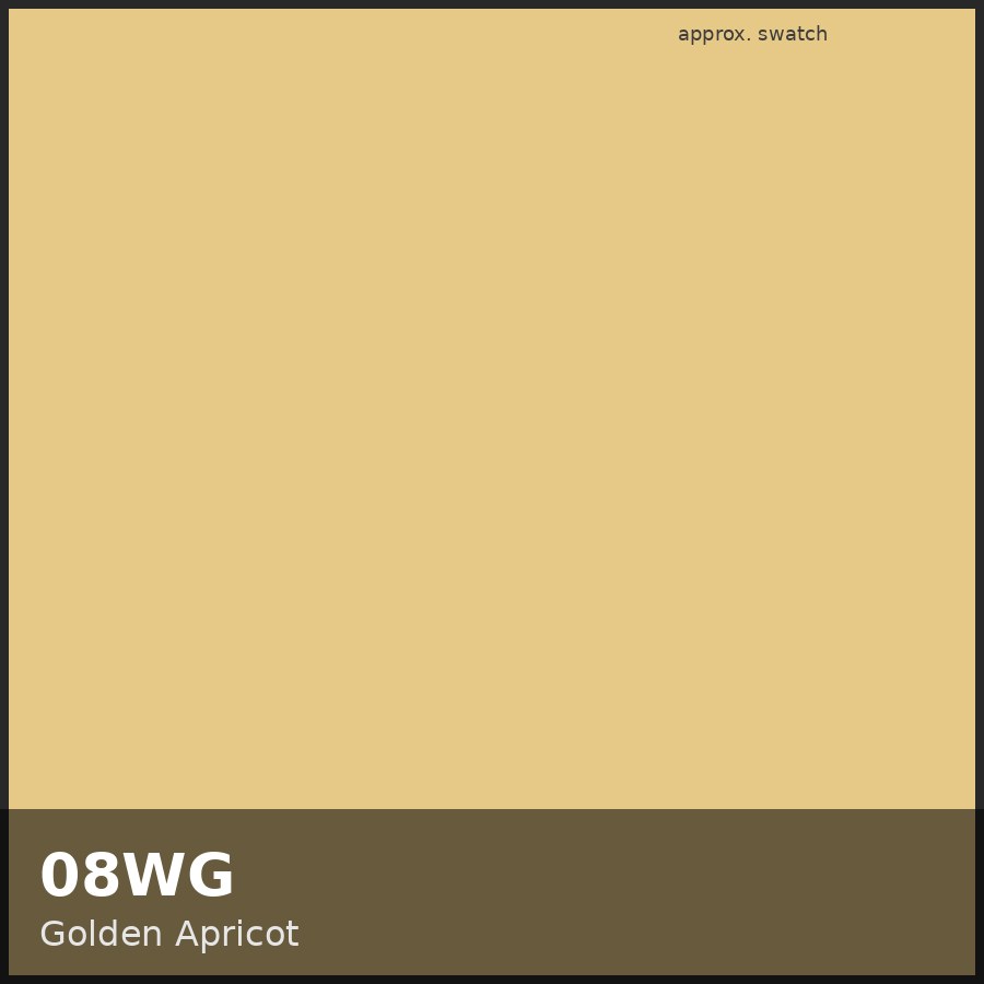 Approximate educational swatch for Shades EQ 08WG Golden Apricot