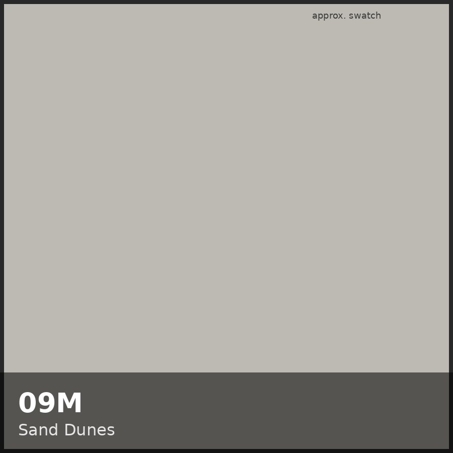Approximate educational swatch for Shades EQ 09M Sand Dunes