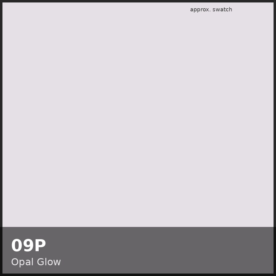 Approximate educational color swatch for Redken Shades EQ 09P (original Beauty Spire illustration, not manufacturer colorimetry)